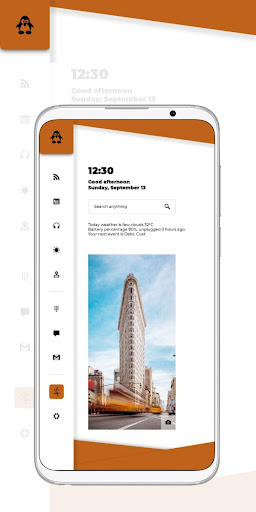 Tux - Preset KLWP Pro Screen 2