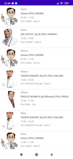 Android application Balkesmas Wilayah Klaten screenshort