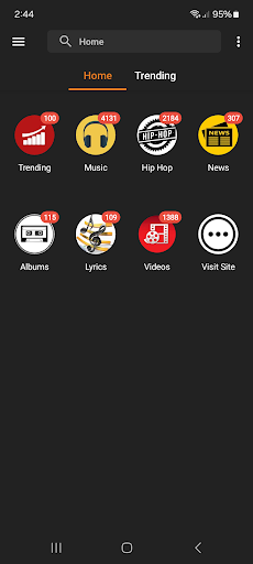 Android application Olagist: Music Downloader screenshort