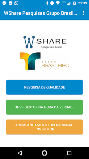 Android application Grupo Brasileiro Pesquisas screenshort