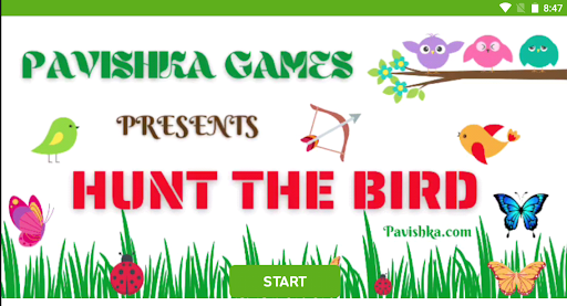 Android application Hunt_The_Bird screenshort