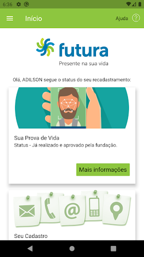 Futura – Prova de Vida e Recad Screen 3