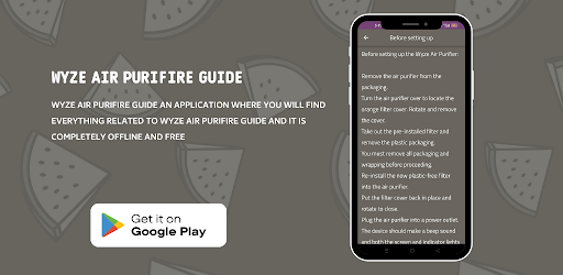 Wyze Air Purifire Guide Screen 3