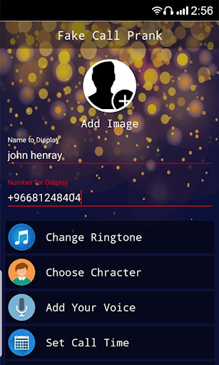 Android application scary neighbor Fake Call screenshort