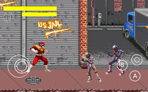 Android application Hero Dino Red Future Fight War screenshort