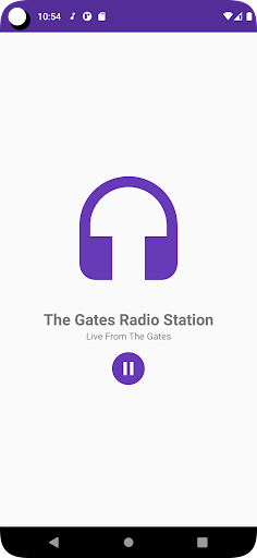 Android application The Gates Radio Station screenshort