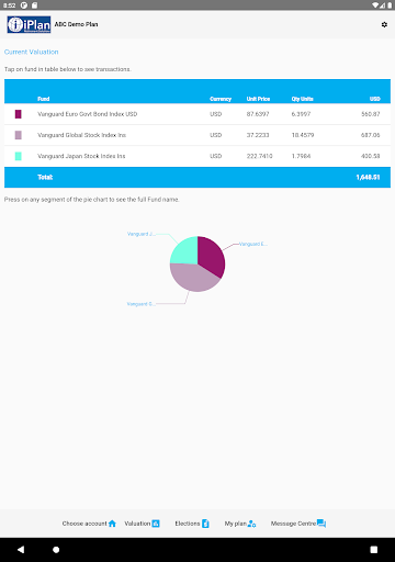 iPlan Participant App Screen 3