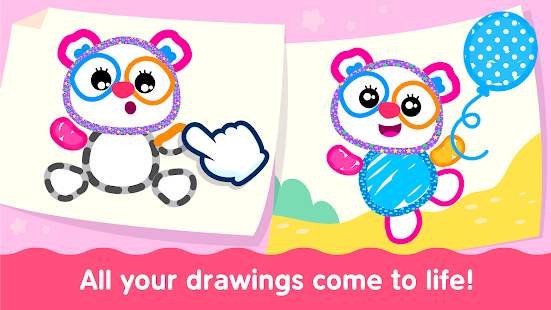 Bini Toddler Drawing Apps! Coloring Games for Kids screenshots 11