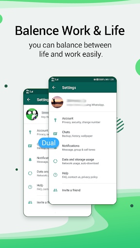 Screenshot of Dual App - Multiple Accounts