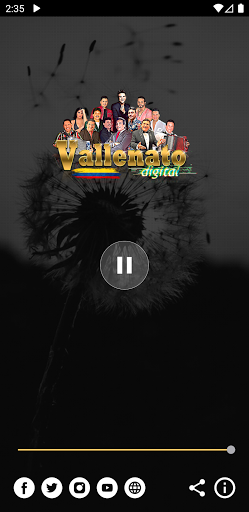 Android application Vallenato Digital screenshort