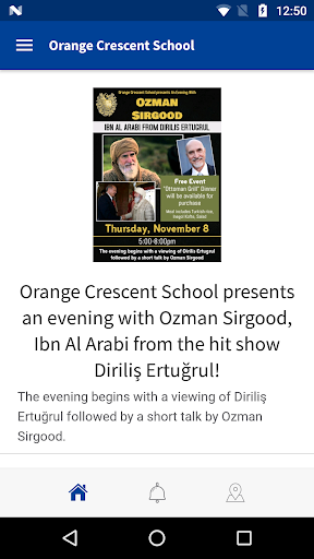 Android application Orange Crescent School screenshort