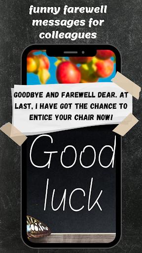 farewell messages colleagues Screen 3