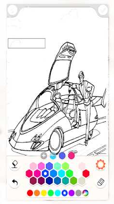 العاب تلوين سيارات: رسم سيارات - Screenshot 1