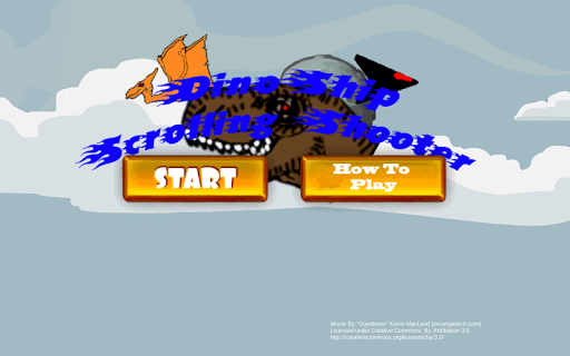 Android application Dino Ship Scrolling Shooter screenshort