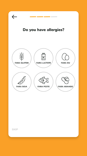 Android application LOKOFOOD screenshort