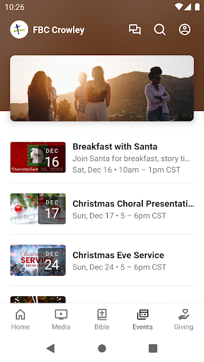 First Baptist Church Crowley Screen 3