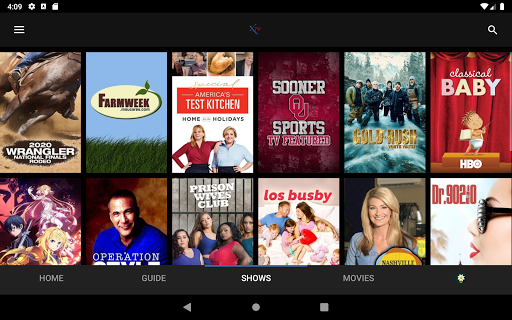 Screenshot of X TV