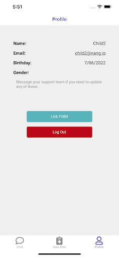 Android application Flourish Health screenshort