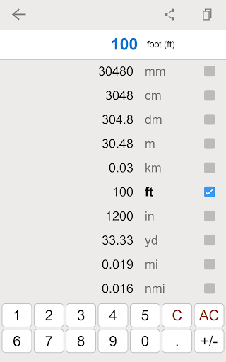 Screenshot of Unit Converter
