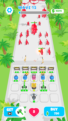 Gun Merge: Battle Defense - Screenshot 2