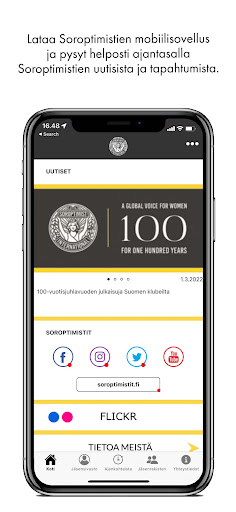Android application Soroptimistit screenshort