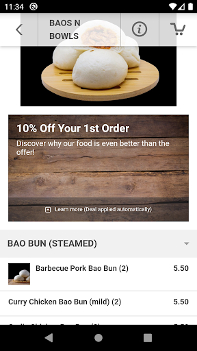 Baos N Bowls Screen 3