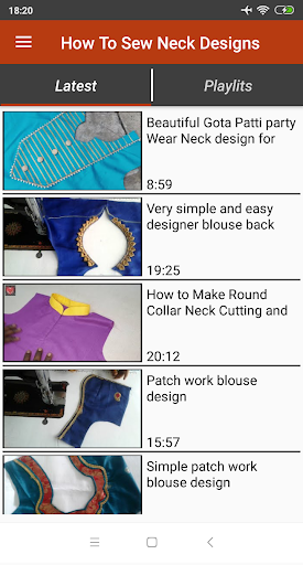 Android application NeckDesign Cutting & Stitching screenshort