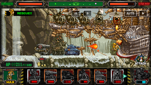 METAL SLUG ATTACK 7.9.1 Apk  MOD (Infinite AP) Gallery 6