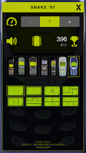 스네이크 ’97: 복고풍 전화기 클래식 7.2 버그판 3