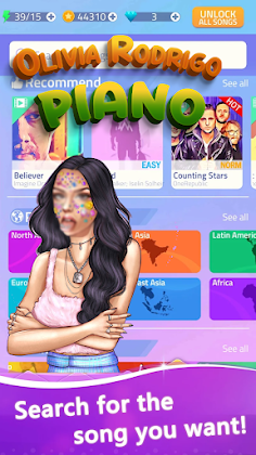 Olivia Rodrigo Piano Tiles - Screenshot 1