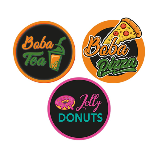 Boba Tea / Baba Pizza logo