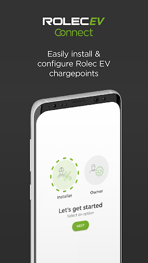 Android application Rolec EV Connect screenshort