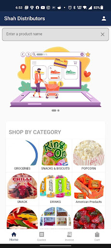 Android application ShopCo screenshort