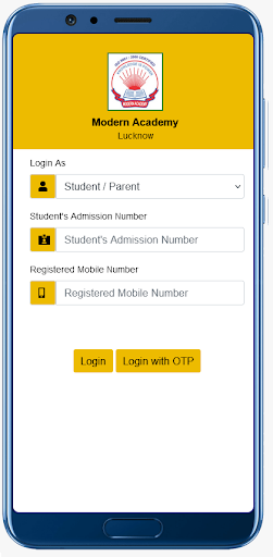 Android application Modern Academy, Lucknow screenshort