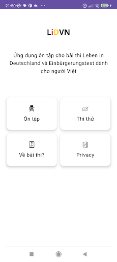 Android application LiDVN screenshort