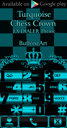 Turquoise Chess Crown theme Screen 3