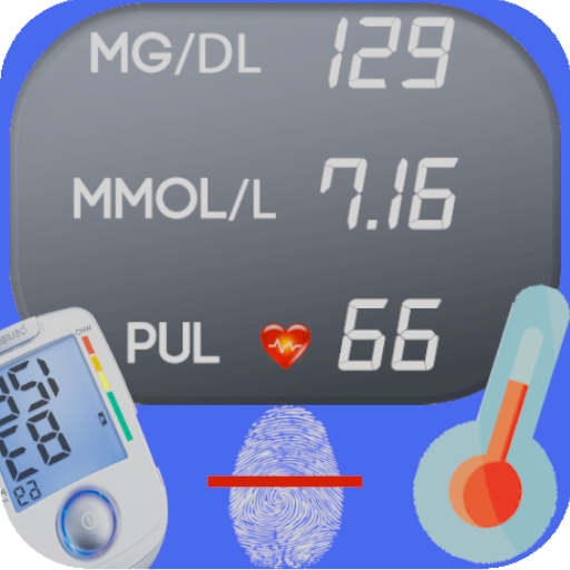 Blood Sugar Test Tracker Infos and Converter icon