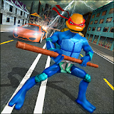 Strange Superhero Turtle Fight City War icon