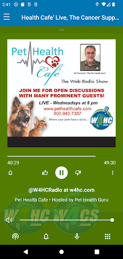 W4HC Radio & W4CS Radio Screen 2