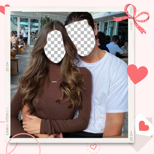 GF BF Love Photo Frame Couple logo