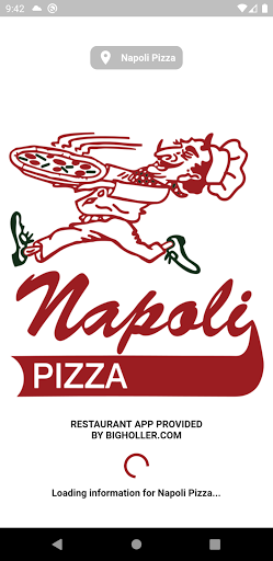 Android application Napoli Pizza of Wellsville screenshort