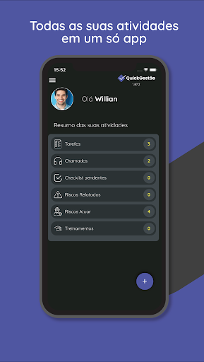 Android application Quick Gestão screenshort