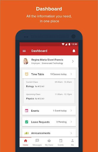 Android application BestSchool Connect screenshort