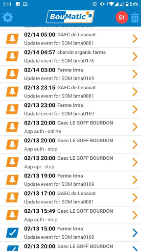 Boumatic Activity Notification Screen 2
