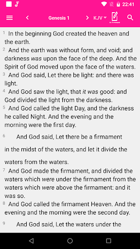 Android application Offline Bible- Pro Notebook screenshort