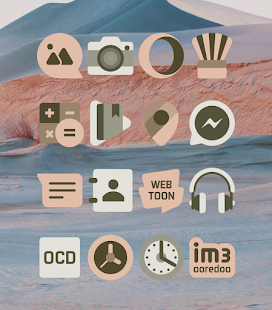 Mga Kulay ng Android 12 - Screenshot ng Icon Pack
