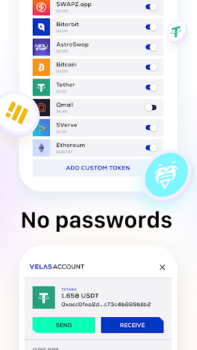 Velas Account Screen 2