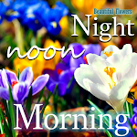 Cover Image of Download Good Morning Night flower wish  APK