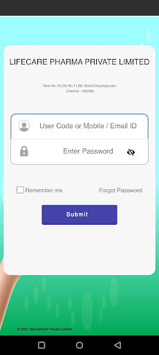 Android application Lifecare Pharma screenshort