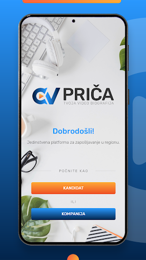 Android application CV Priča (CV Story) screenshort